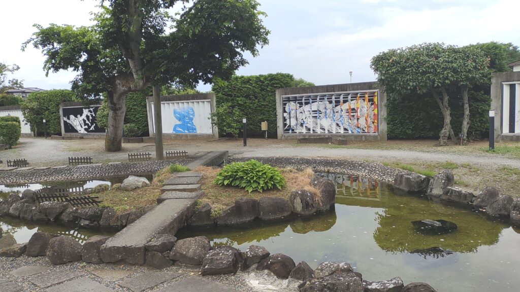 石ノ森章太郎ふるさと記念館池